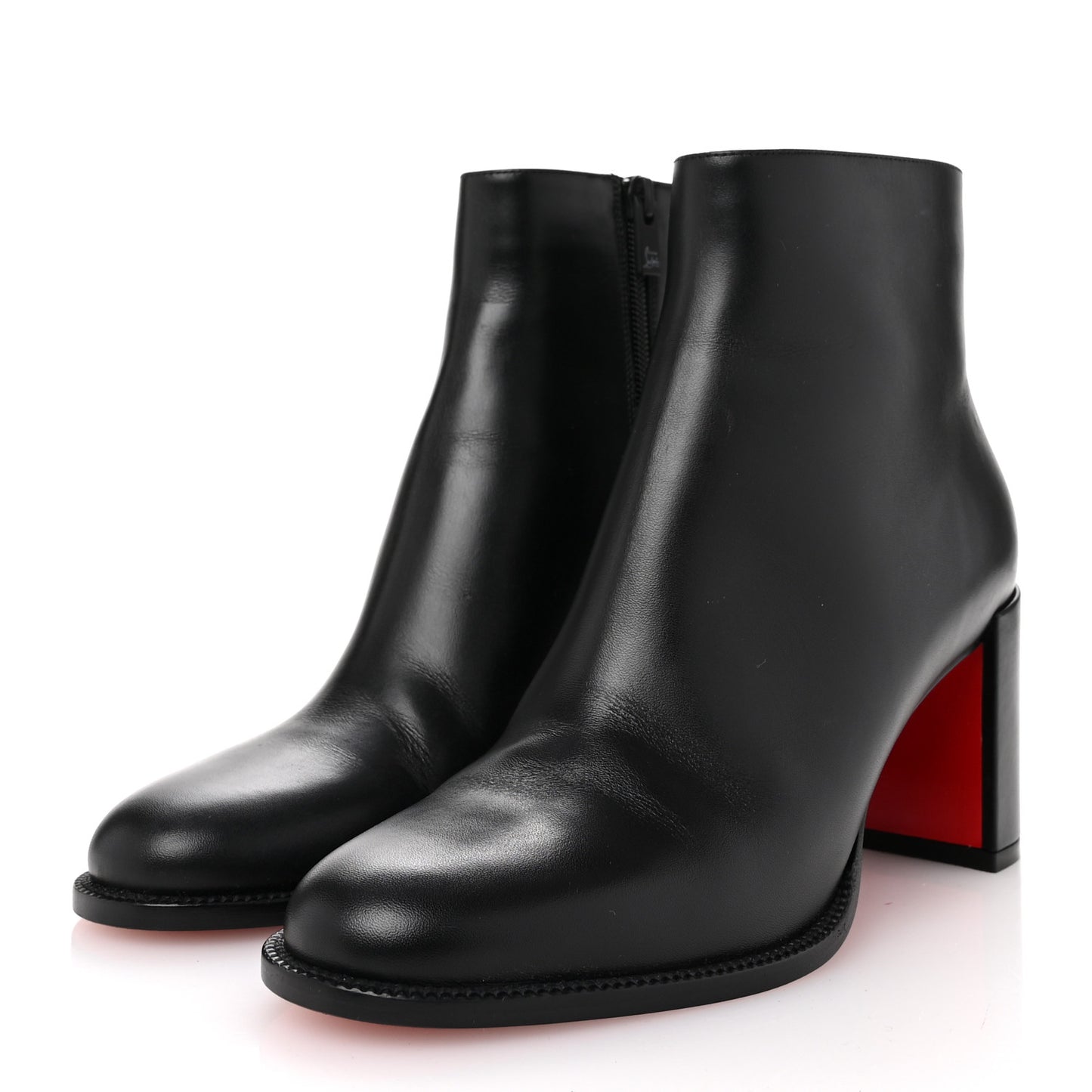 Calfskin Adoxa 70 Ankle Boots 38 Black