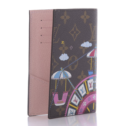 Louis Vuitton Monogram 2020 Christmas Animation Big Wheel Passport Cover Rose Ballerine 3 of 10