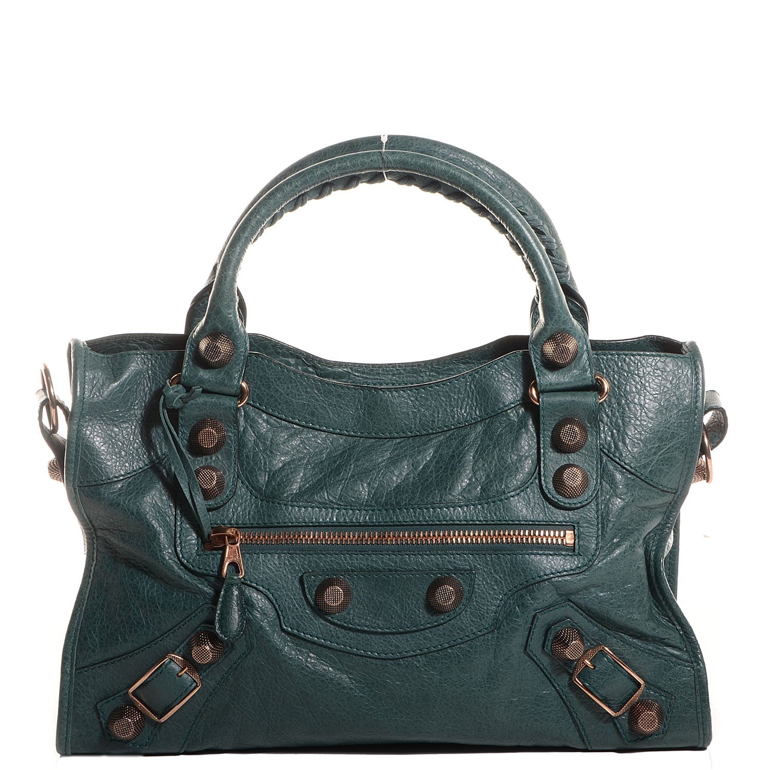 Balenciaga Agneau Giant 21 Rose Gold Hardware City Vert Menthe