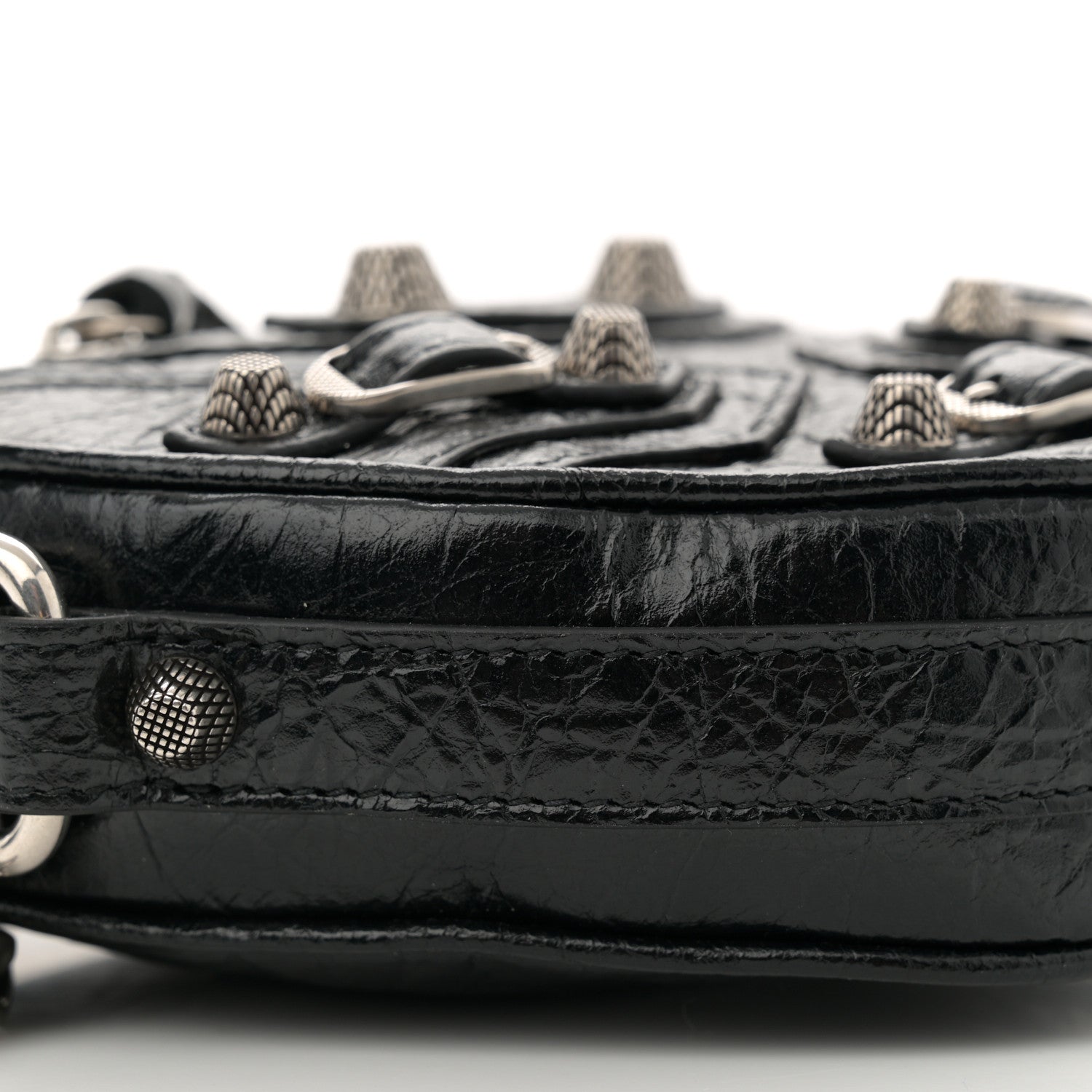 Balenciaga Agneau Arena Mini Le Cagole Heart Bag Black 9 of 10