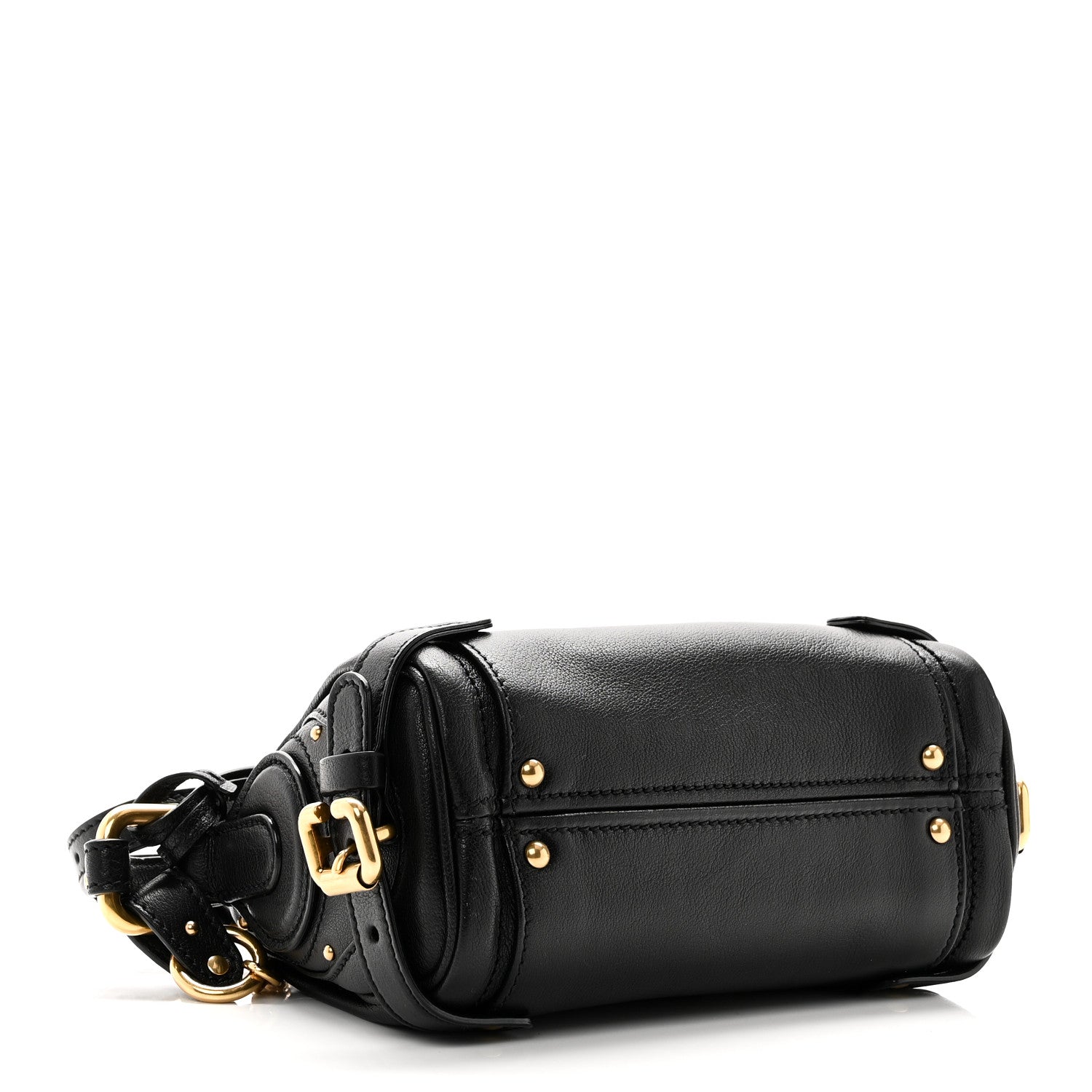 Chloe Grained Buffalo Small Paddington Chain Bag Black 4 of 9
