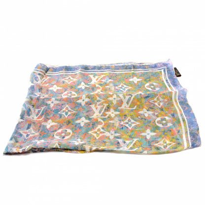 Louis Vuitton Silk Monogram Richard Prince Watercolor Scarf 3 of 6