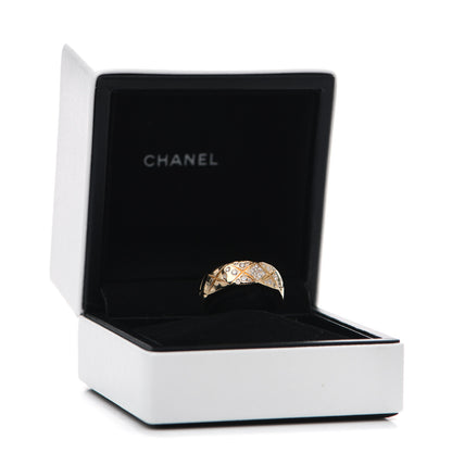 Chanel 18K Yellow Gold Diamond Small Coco Crush Ring 51 5.75 5 of 5