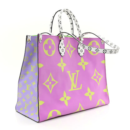Louis Vuitton Monogram Giant Onthego GM Pink Lilac 3 of 10