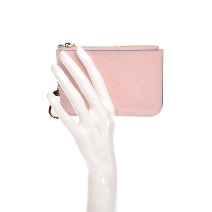 Louis Vuitton Vernis Key Pouch Rose Ballerine 2 of 6
