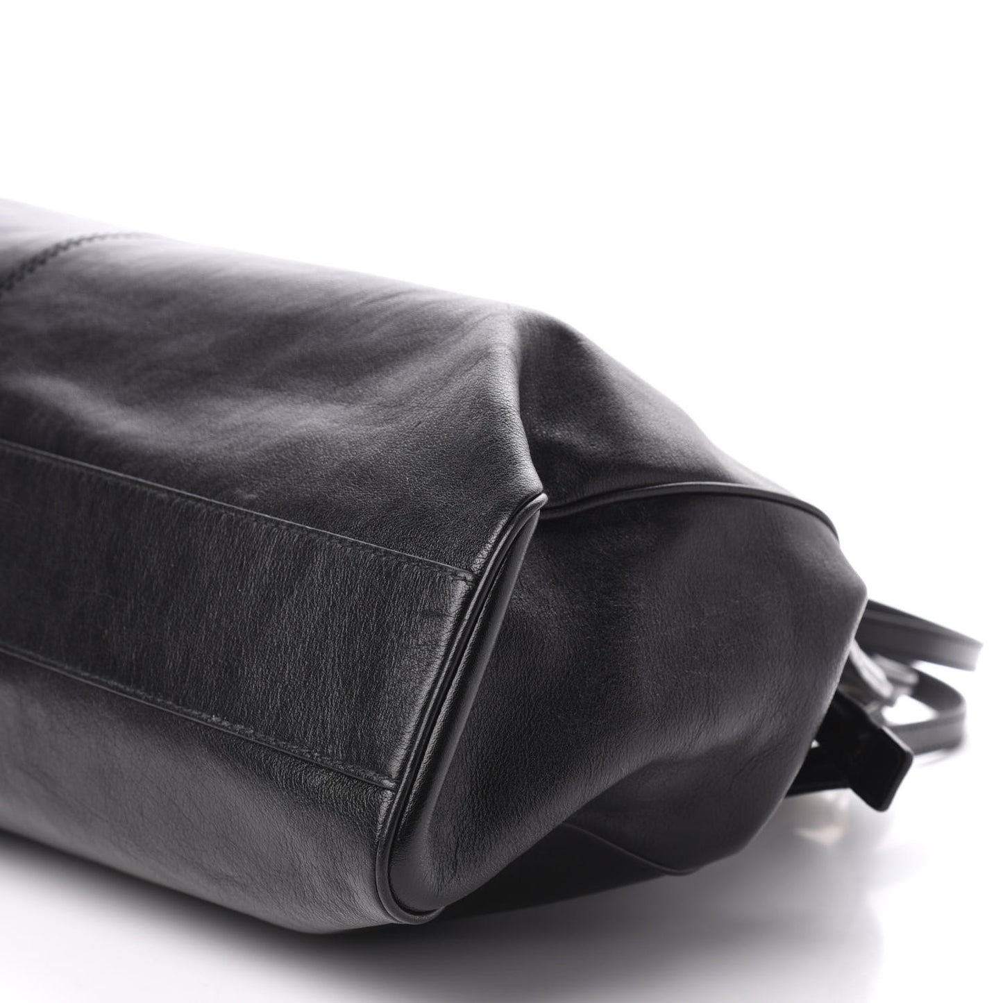 Calfskin XL Re(Belle) Top Handle Bag Black