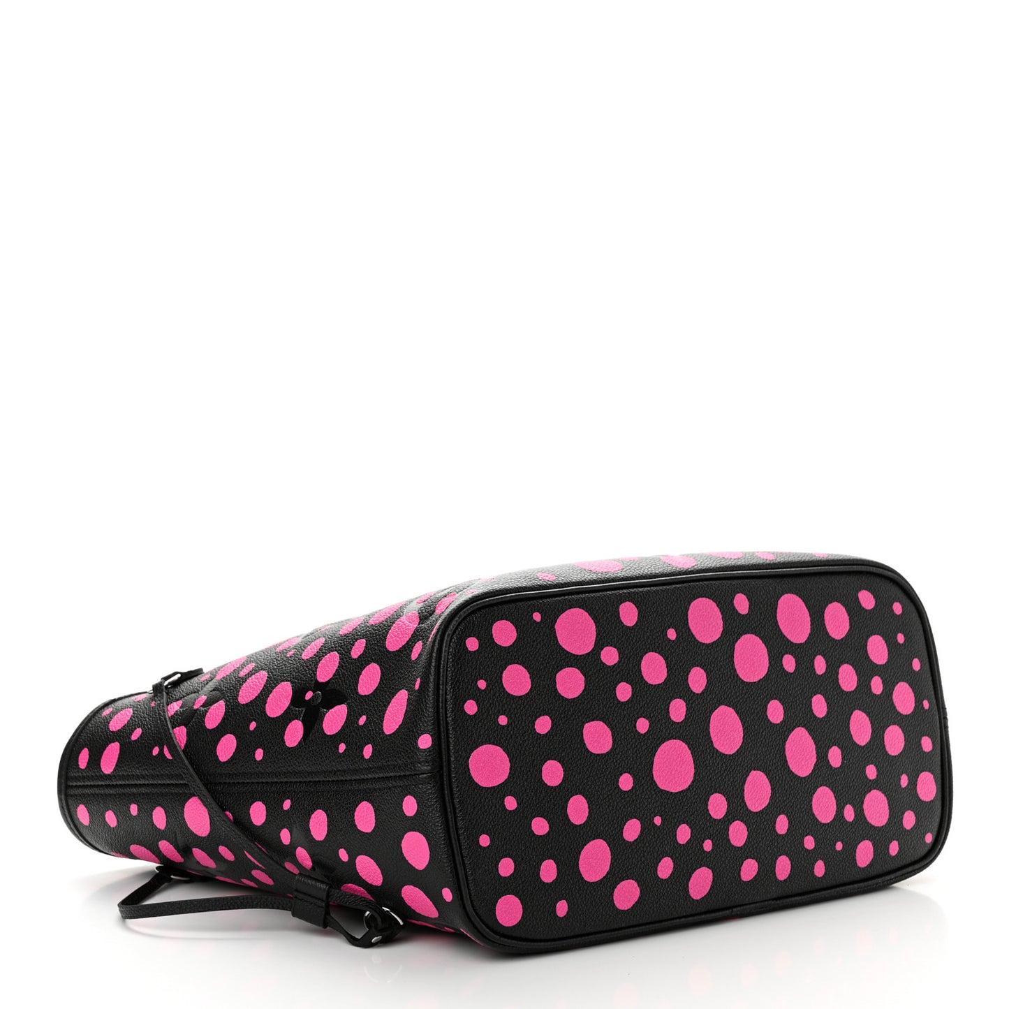 LV X YK Empreinte Infinity Dots Neverfull MM Black Fuchsia
