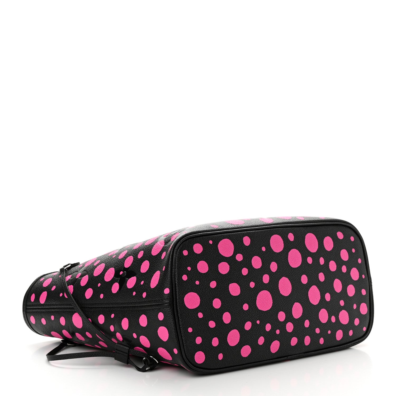 Louis Vuitton LV X YK Empreinte Infinity Dots Neverfull MM Black Fuchsia 5 of 10