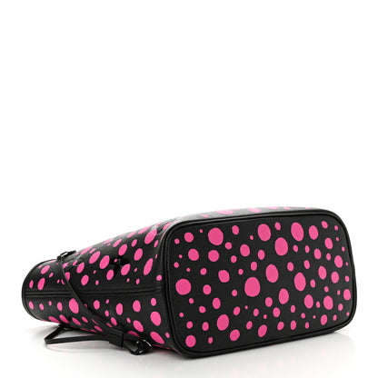Louis Vuitton LV X YK Empreinte Infinity Dots Neverfull MM Black Fuchsia 5 of 10