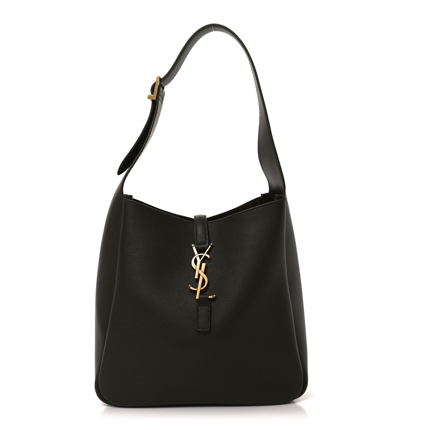 Saint Laurent Supple Calfskin Small Le 5 A 7 Soft Hobo Light Musk 1 of 9