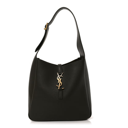 Saint Laurent Supple Calfskin Small Le 5 A 7 Soft Hobo Light Musk 1 of 9