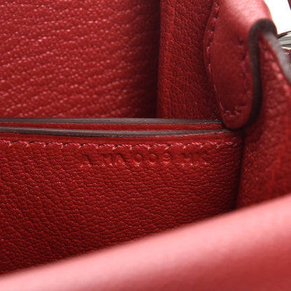 Hermes Evercolor Mini Sac Rouge Casaque 6 of 8