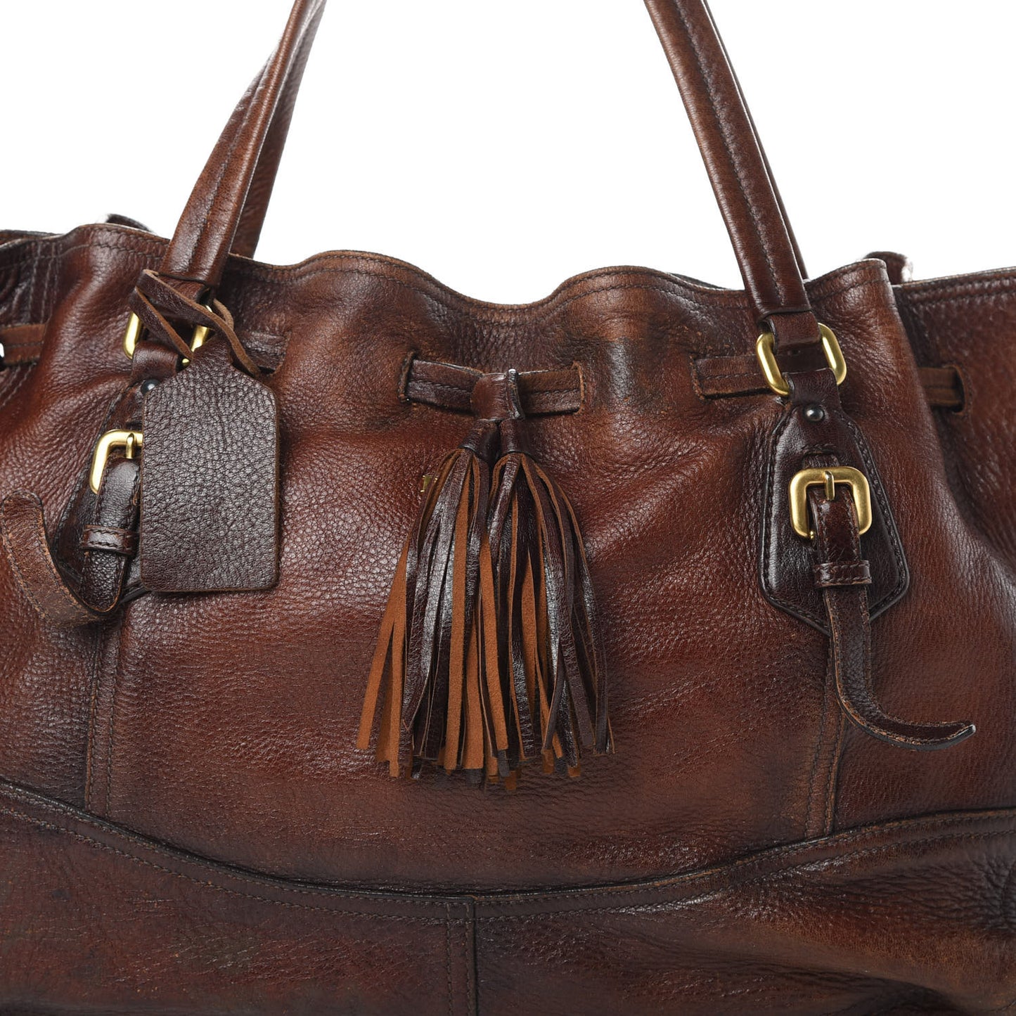 Deerskin Tote Bruciato
