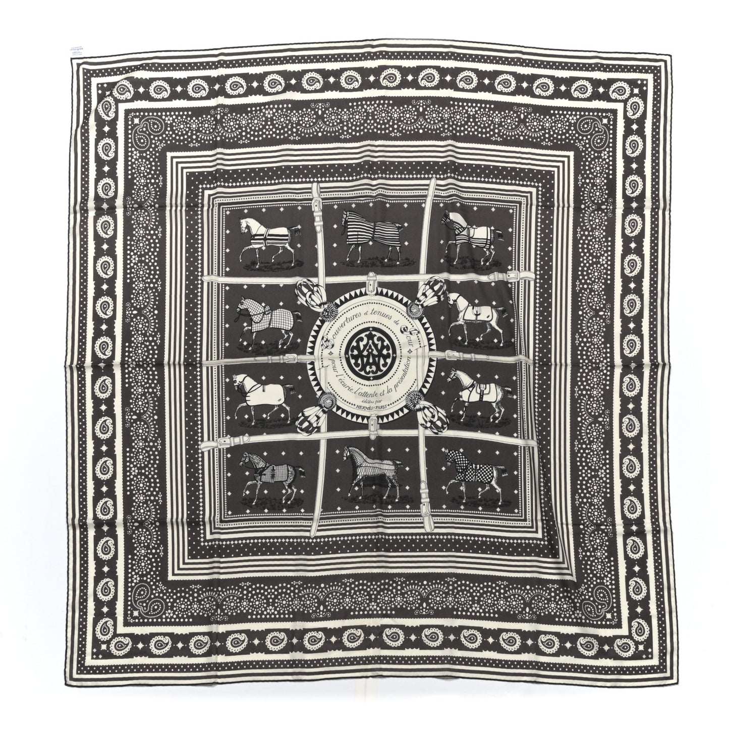 Cashmere Silk Couvertures Et Tenues Shawl 140 Gris Taupe Black