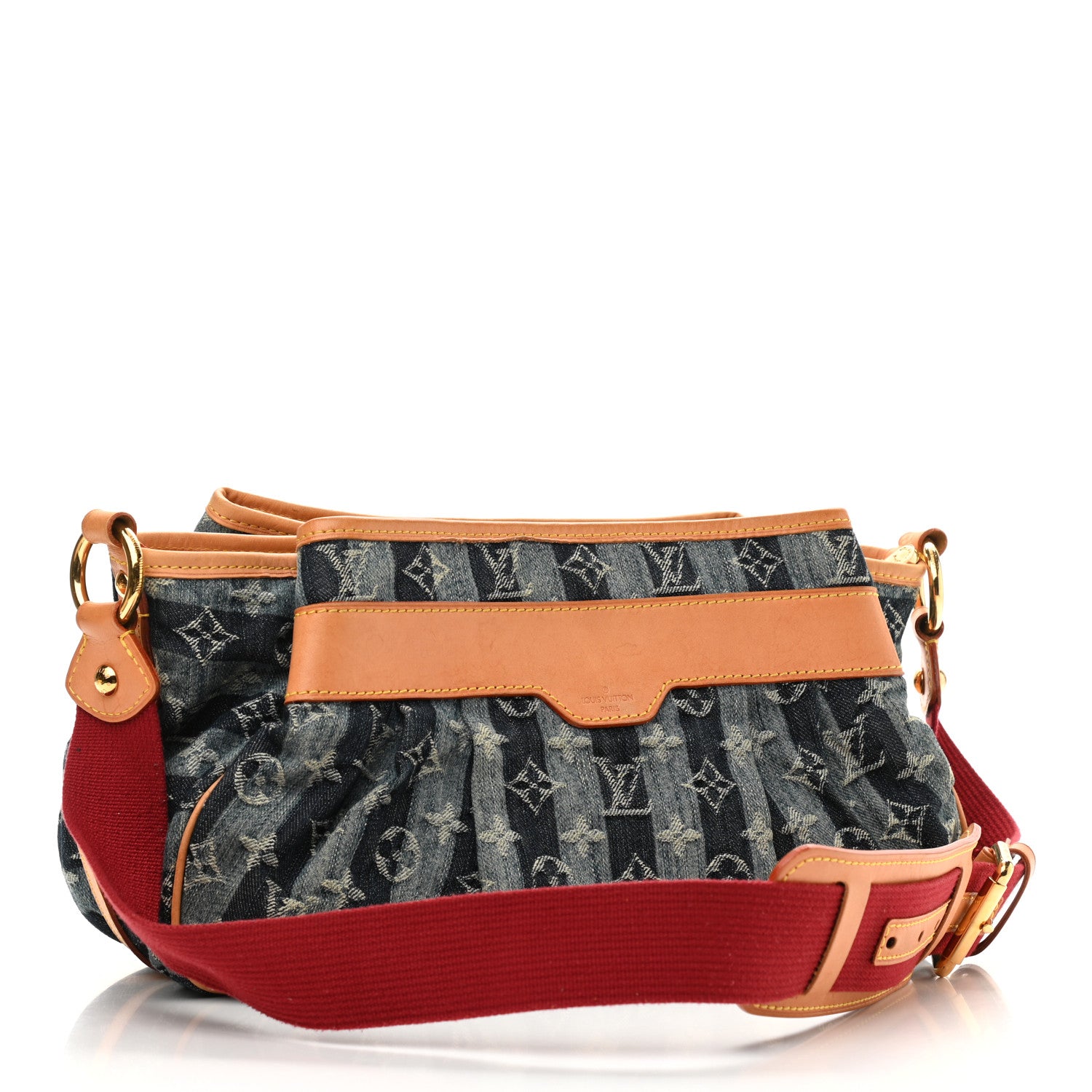 Louis Vuitton Denim Raye Porte Epaule MM 2 of 11
