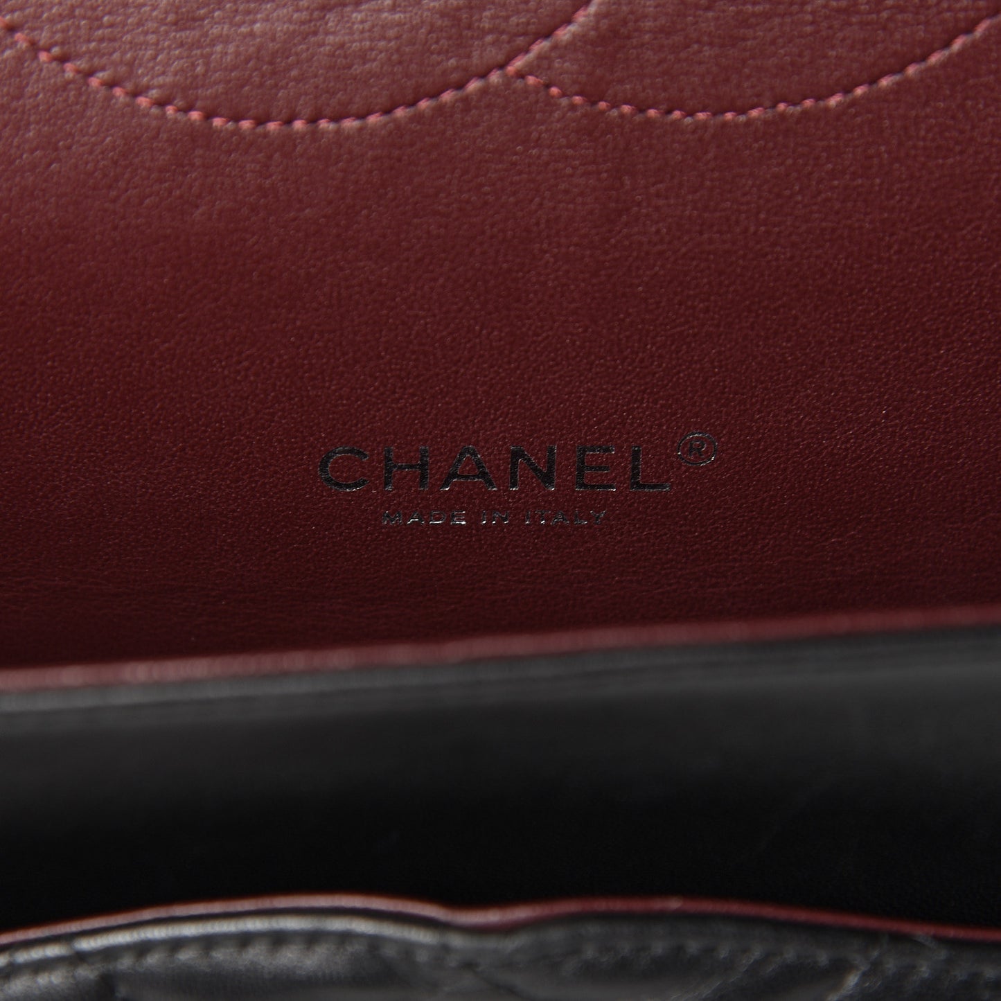 Lambskin Quilted Maxi Double Flap Black
