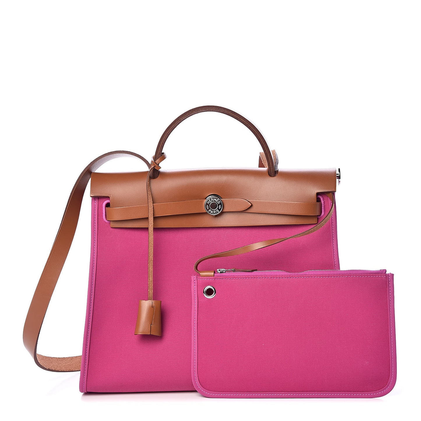 Vache Hunter Toile Herbag Zip 31 PM Magnolia Fauve