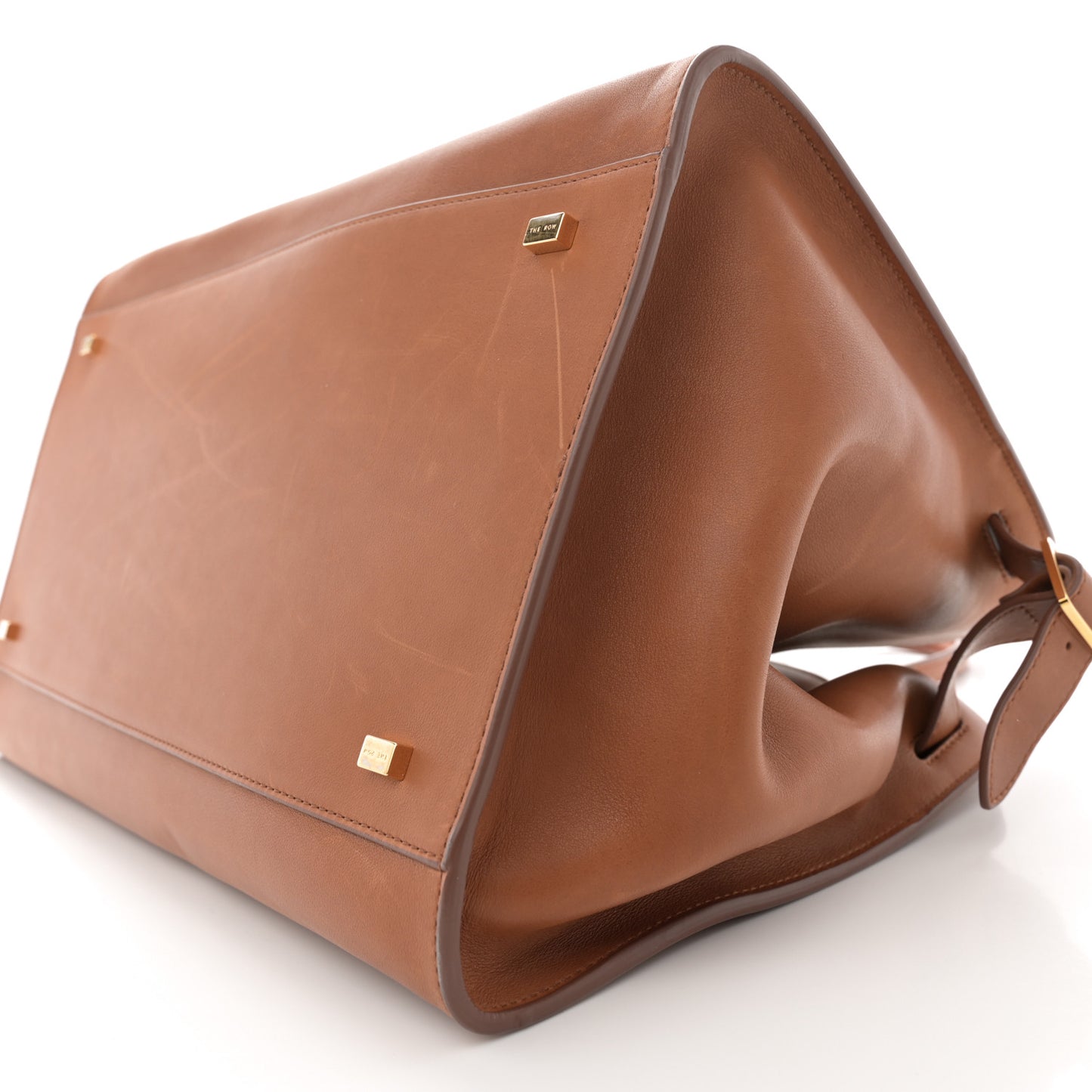 Polished Saddle Calfskin Soft Margaux 15 Cuir