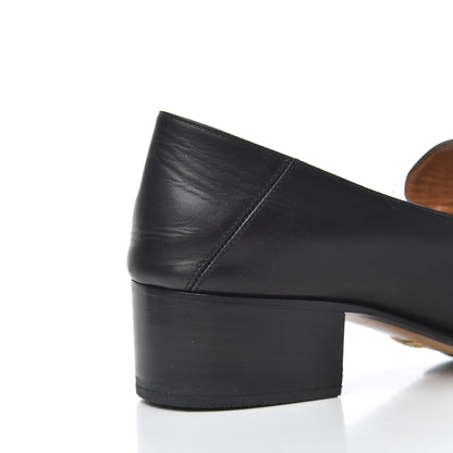 Gucci Calfskin Web Peyton Loafer Pumps 36.5 Black 9 of 20