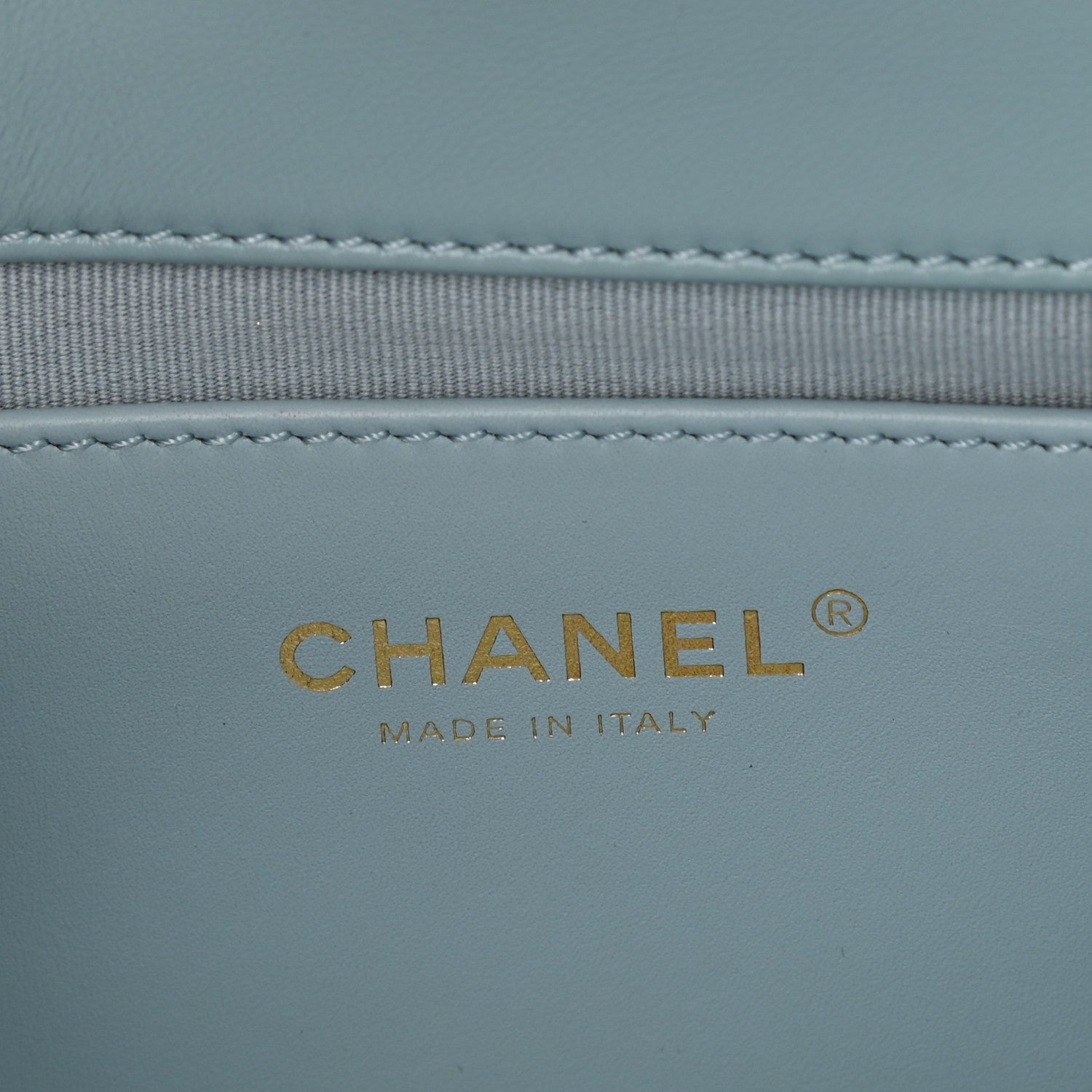 Chanel Lambskin Quilted Mini Flap Light Blue 6 of 10