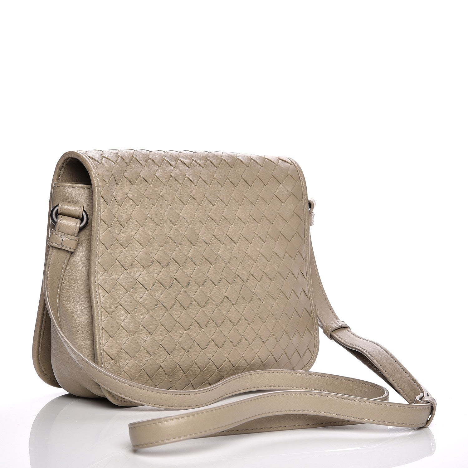 Bottega Veneta Nappa Intrecciato Messenger Bag Limo 3 of 8