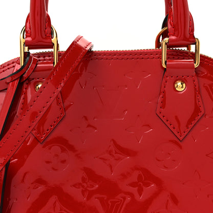 Louis Vuitton Vernis Alma BB Pomme D'Amour 7 of 10