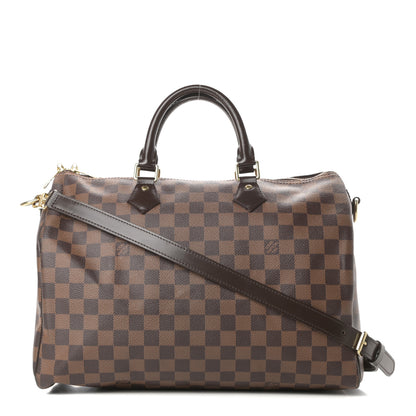 Louis Vuitton Damier Ebene Speedy Bandouliere 35 1 of 12