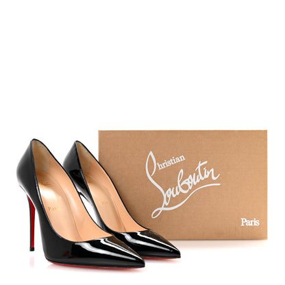 Christian Louboutin Patent Decollete 554 100 Pumps 39 Black 10 of 10