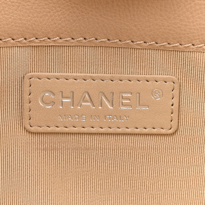 Chanel Lambskin Boy Reverso Shopping Tote  Beige 6 of 14