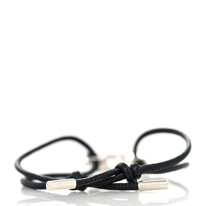Christian Dior Calfskin Dior Logo Bracelet Silver 2 of 4