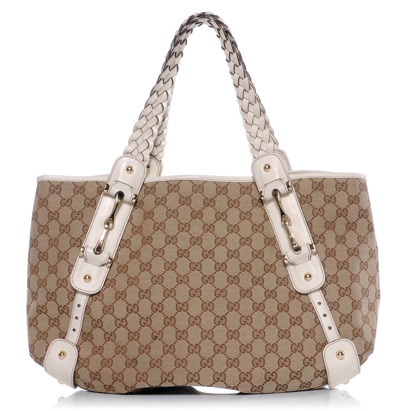 Monogram Pelham Medium Shoulder Bag White