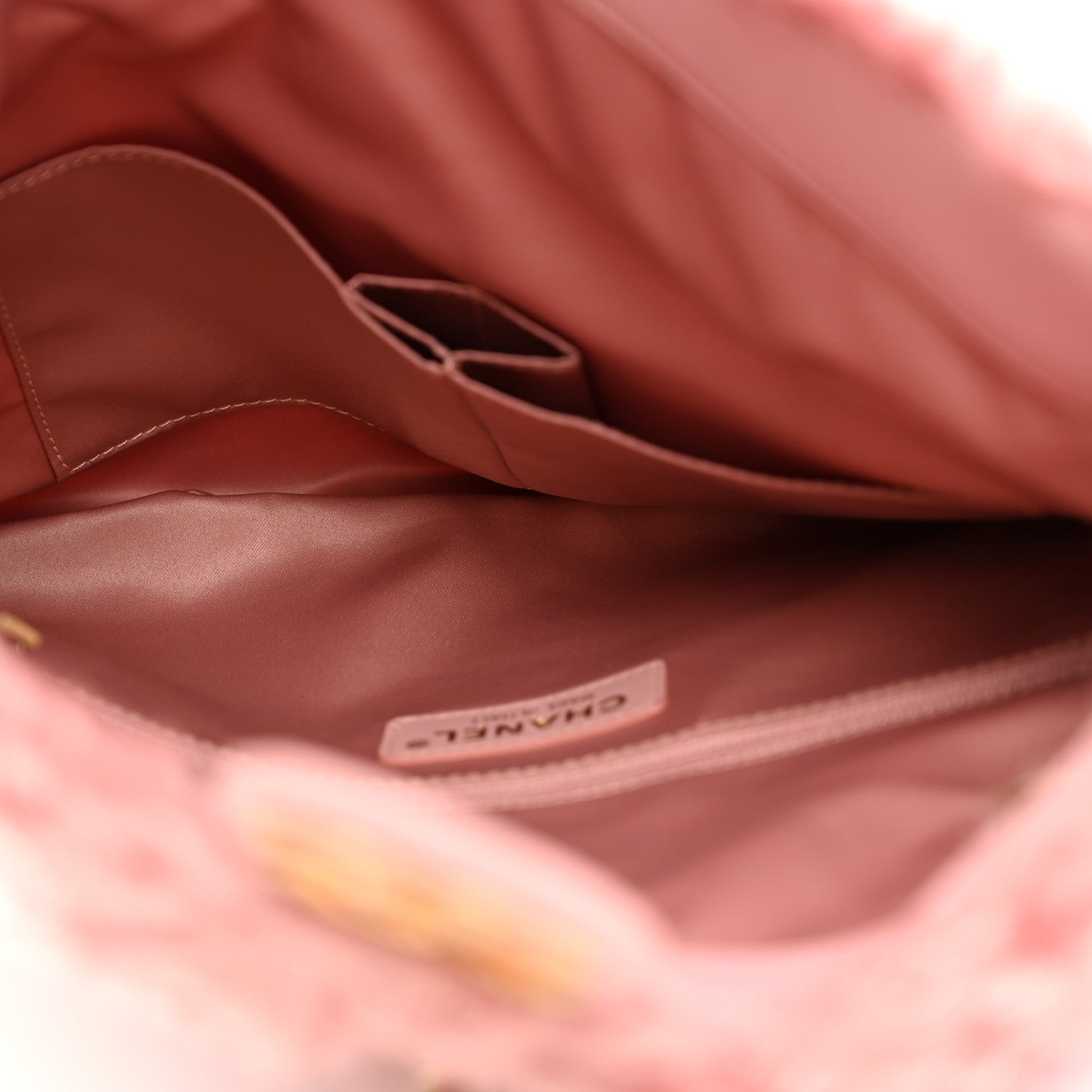 Chanel Fantasy Fur CC Clutch Bag Pink 5 of 10