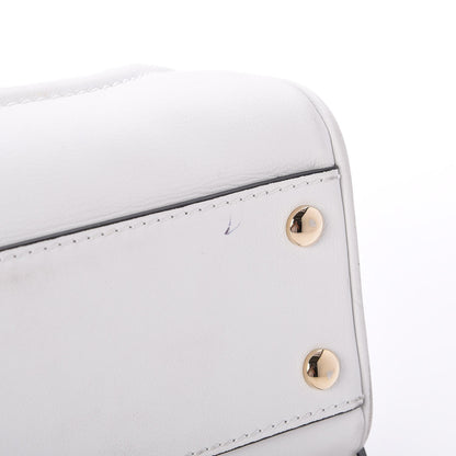 Versace Calfskin Medium Palazzo Empire Bag White 10 of 11