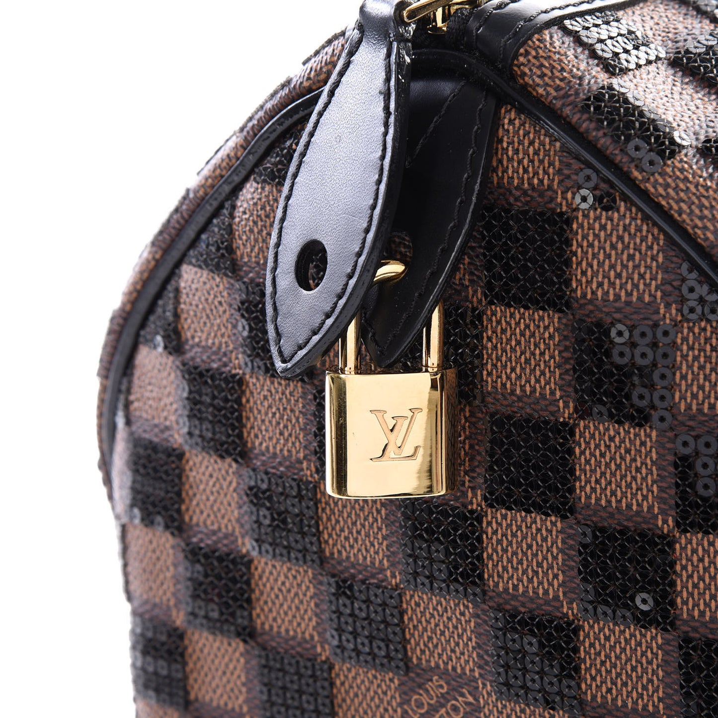 Damier Paillettes Speedy 30 Black