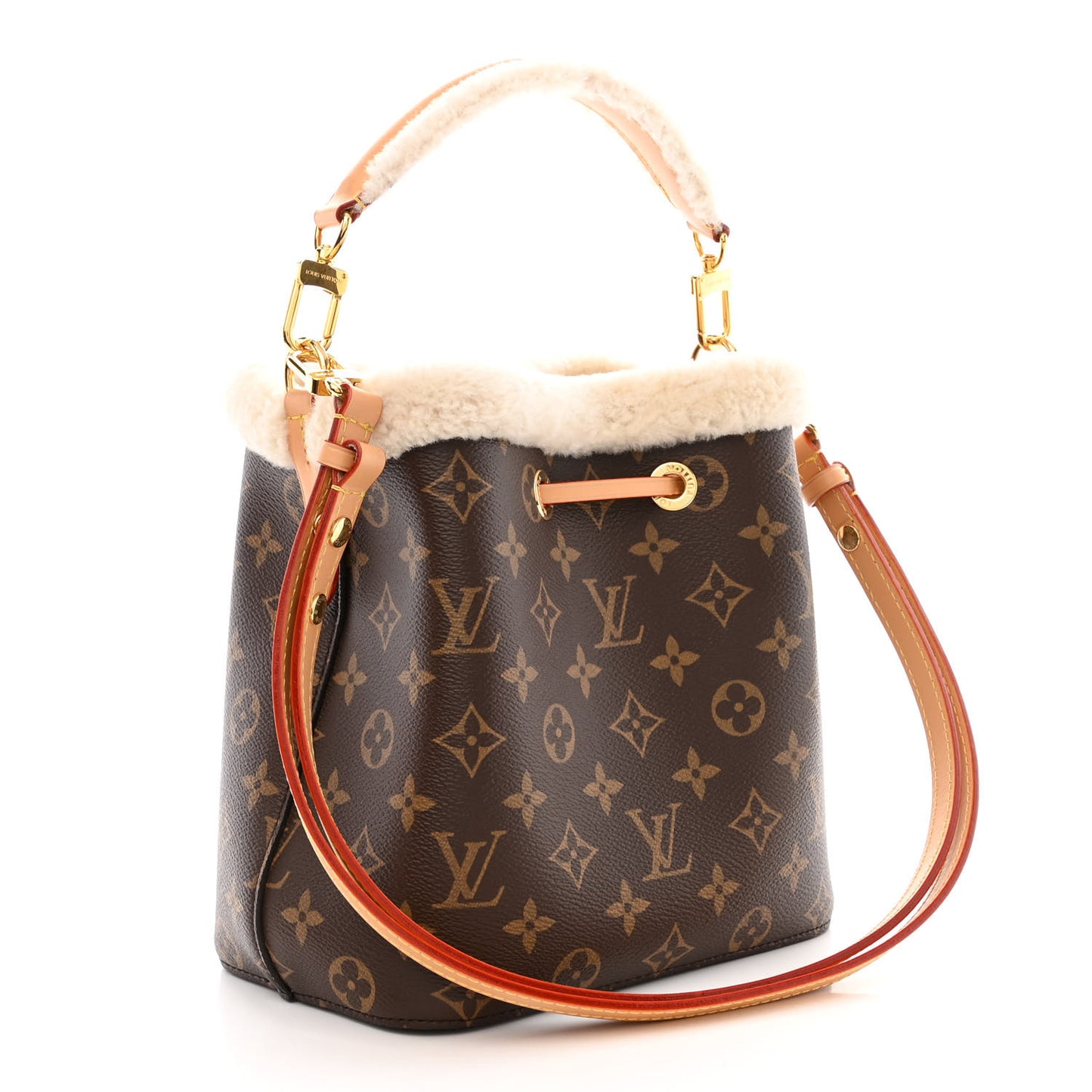 Monogram Shearling Cozygram Neonoe BB