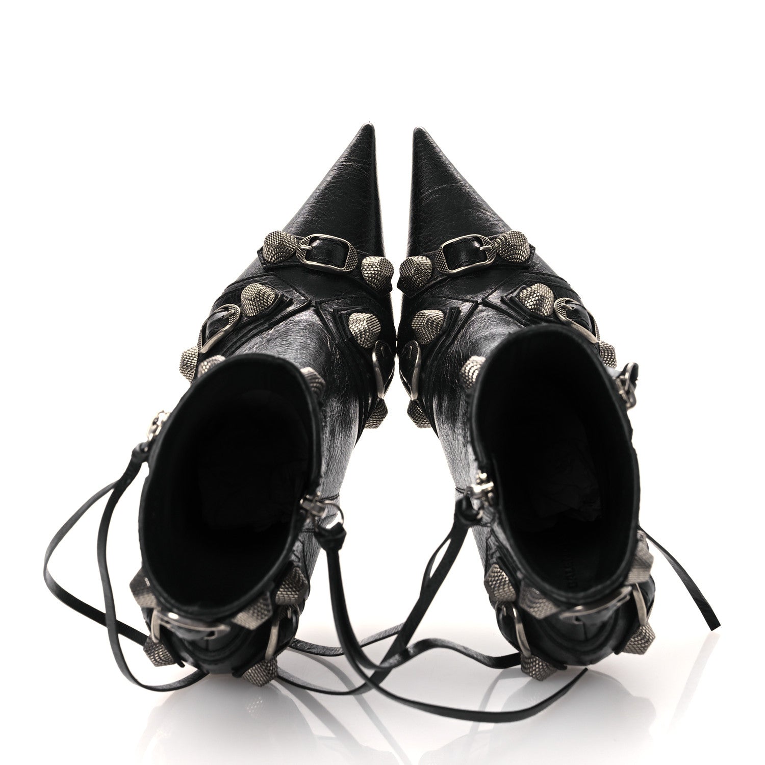 Balenciaga Agneau Arena Cagole 70mm Ankle Boots 36 Black 2 of 10