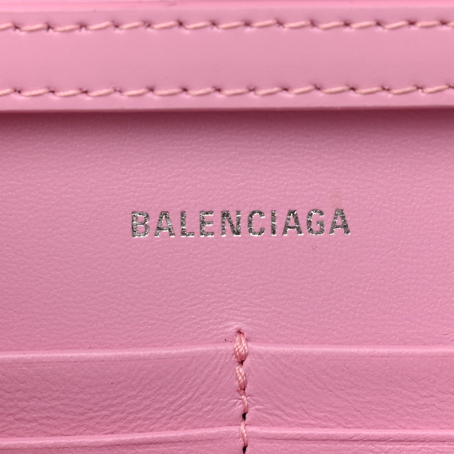 Shiny Box Calfskin Tonal B Hourglass Chain Bag Candy Pink