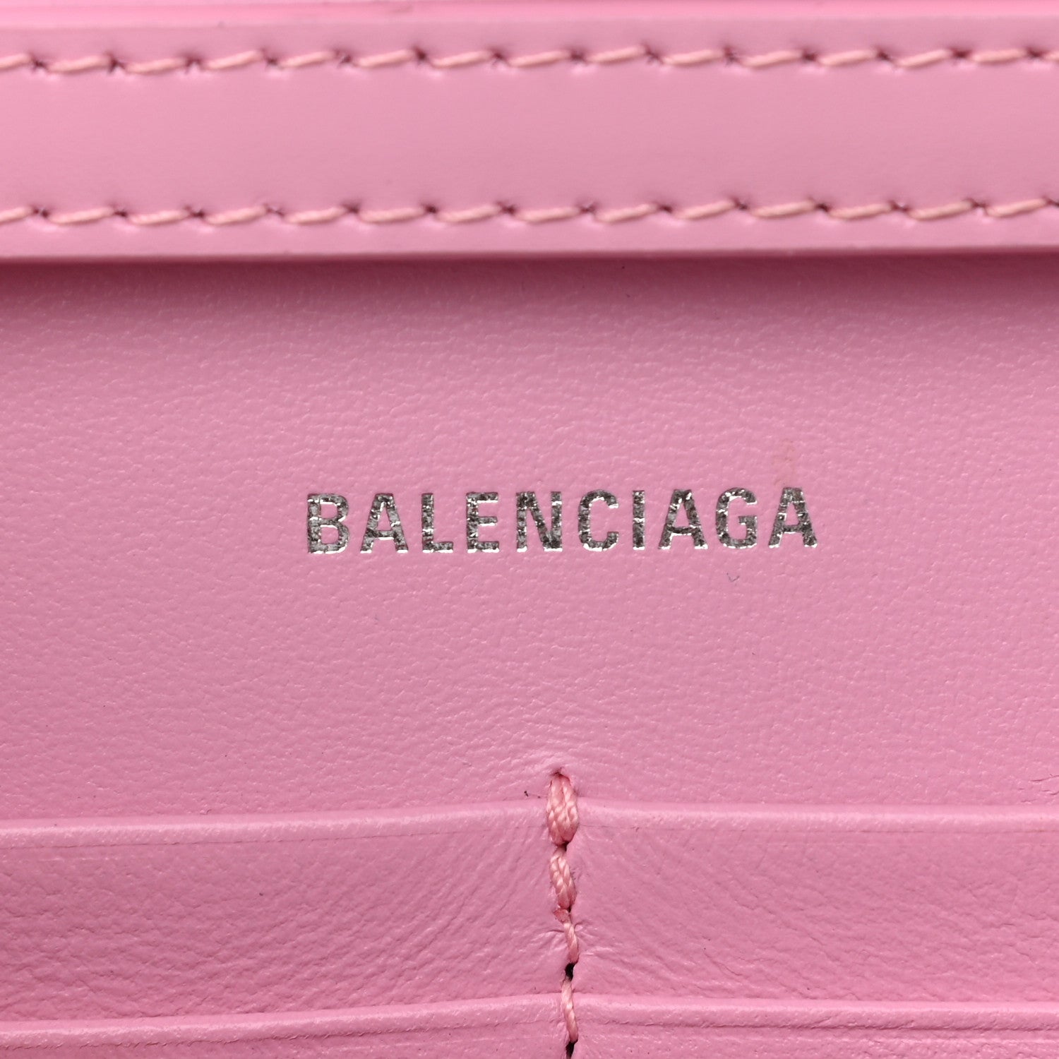 Balenciaga Shiny Box Calfskin Tonal B Hourglass Chain Bag Candy Pink 6 of 11