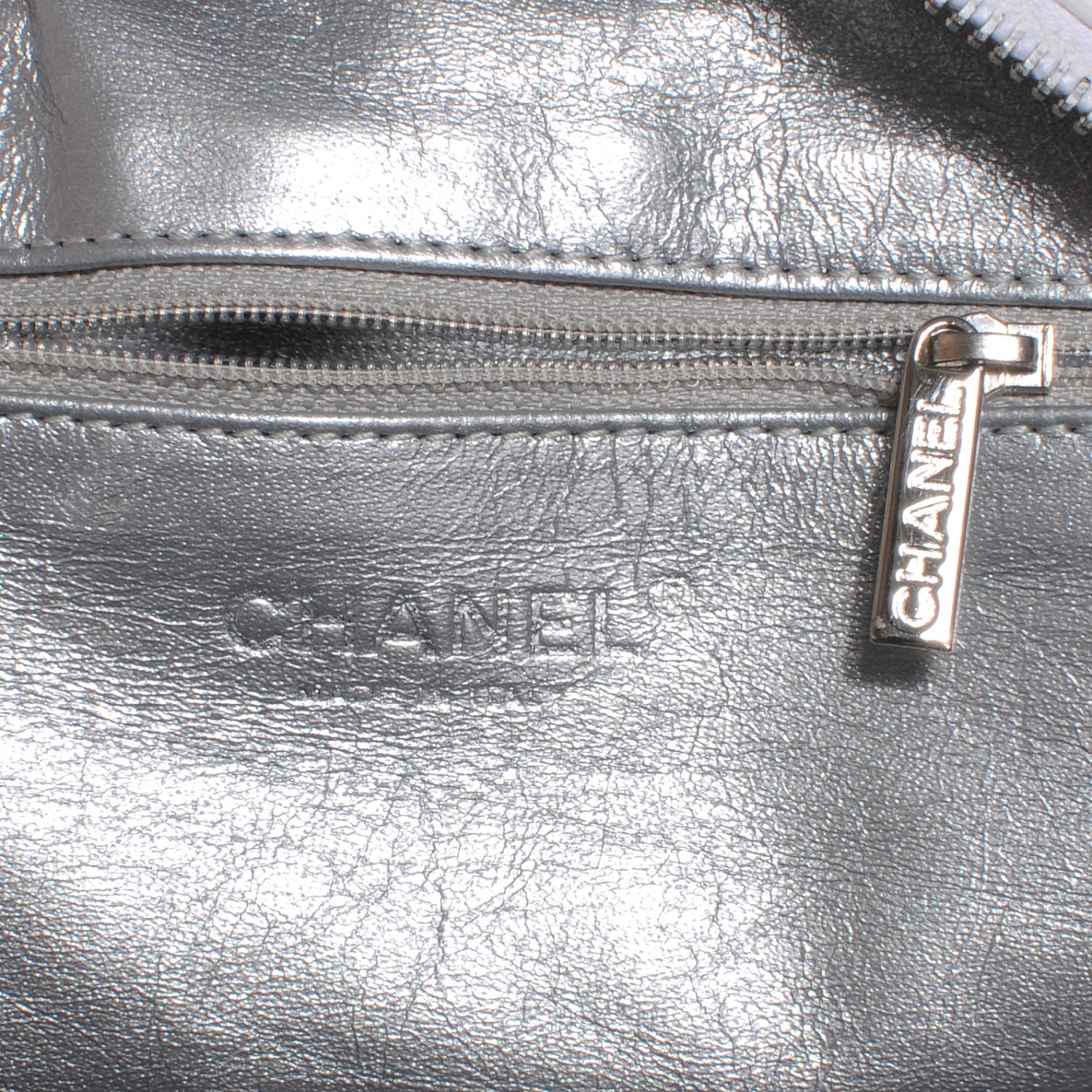 Chanel Patent Luxe Ligne Large Bowler White 6 of 7