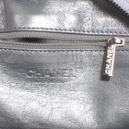Chanel Patent Luxe Ligne Large Bowler White 6 of 7