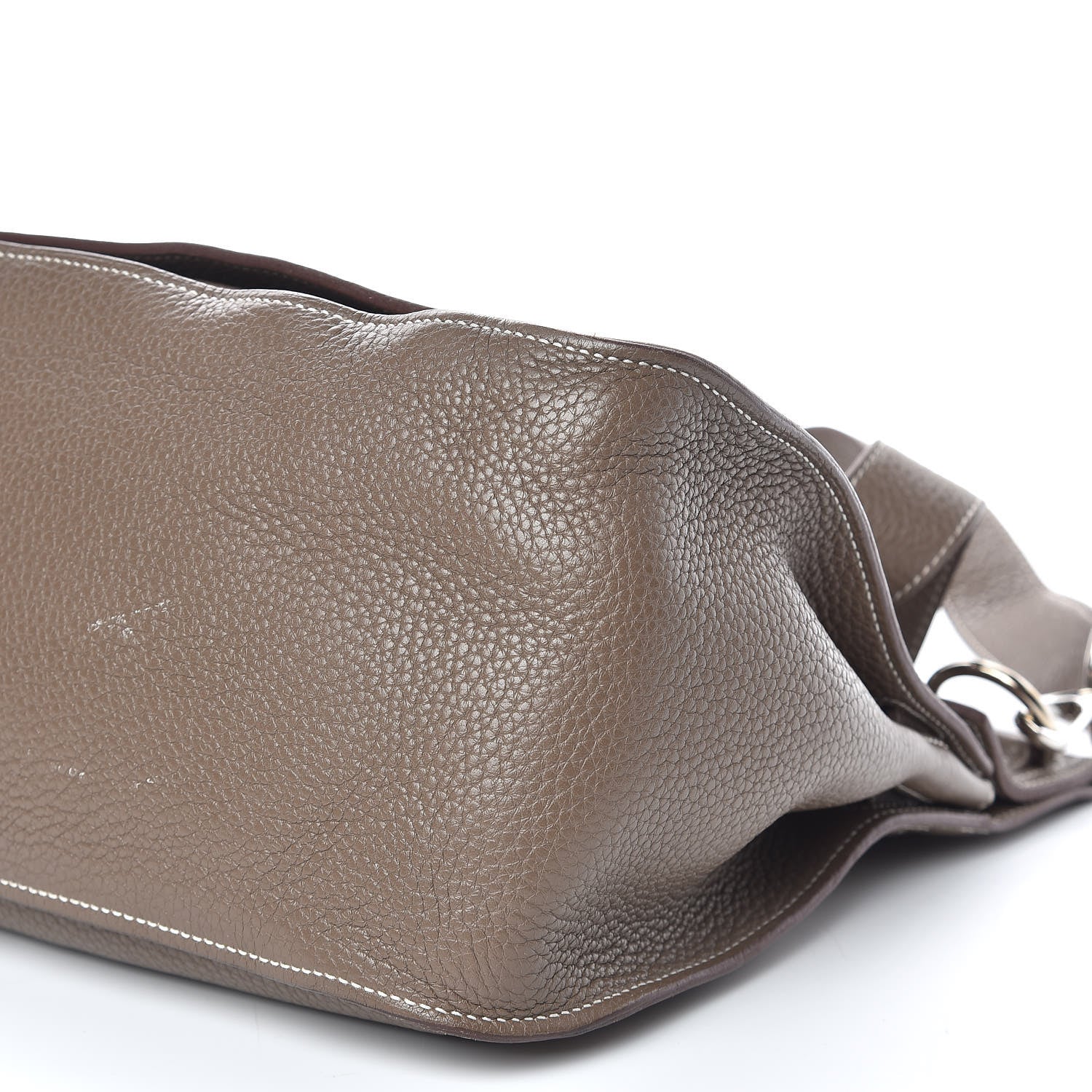 Hermes Taurillon Clemence Jypsiere 34 Etoupe 11 of 11