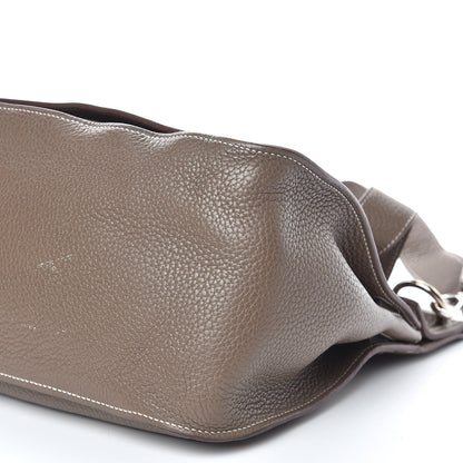 Hermes Taurillon Clemence Jypsiere 34 Etoupe 11 of 11