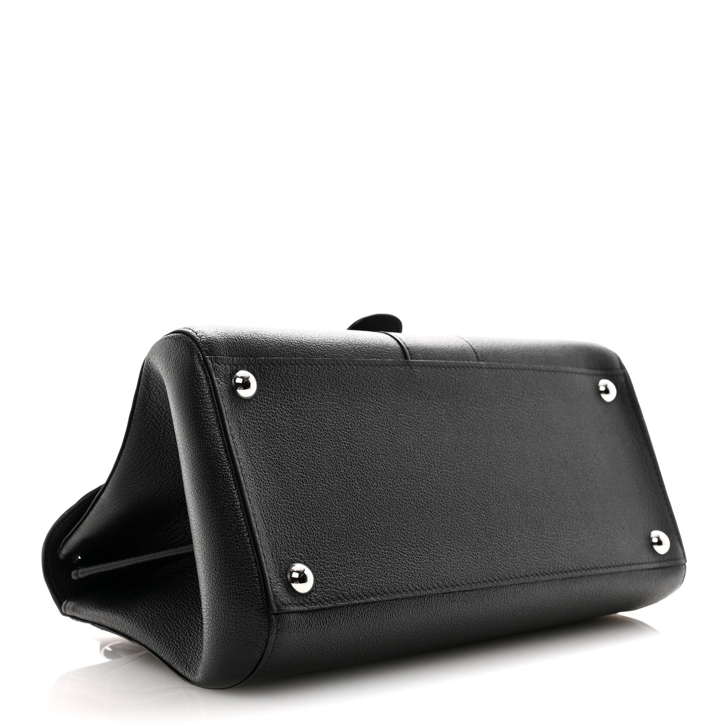 Calfskin Mini Brillant East West Satchel Black