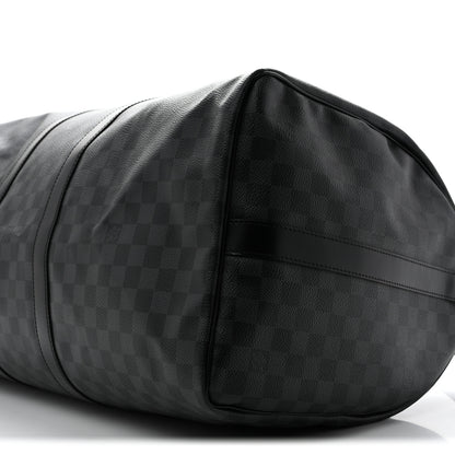 Louis Vuitton Damier Graphite Keepall Bandouliere 55 10 of 12