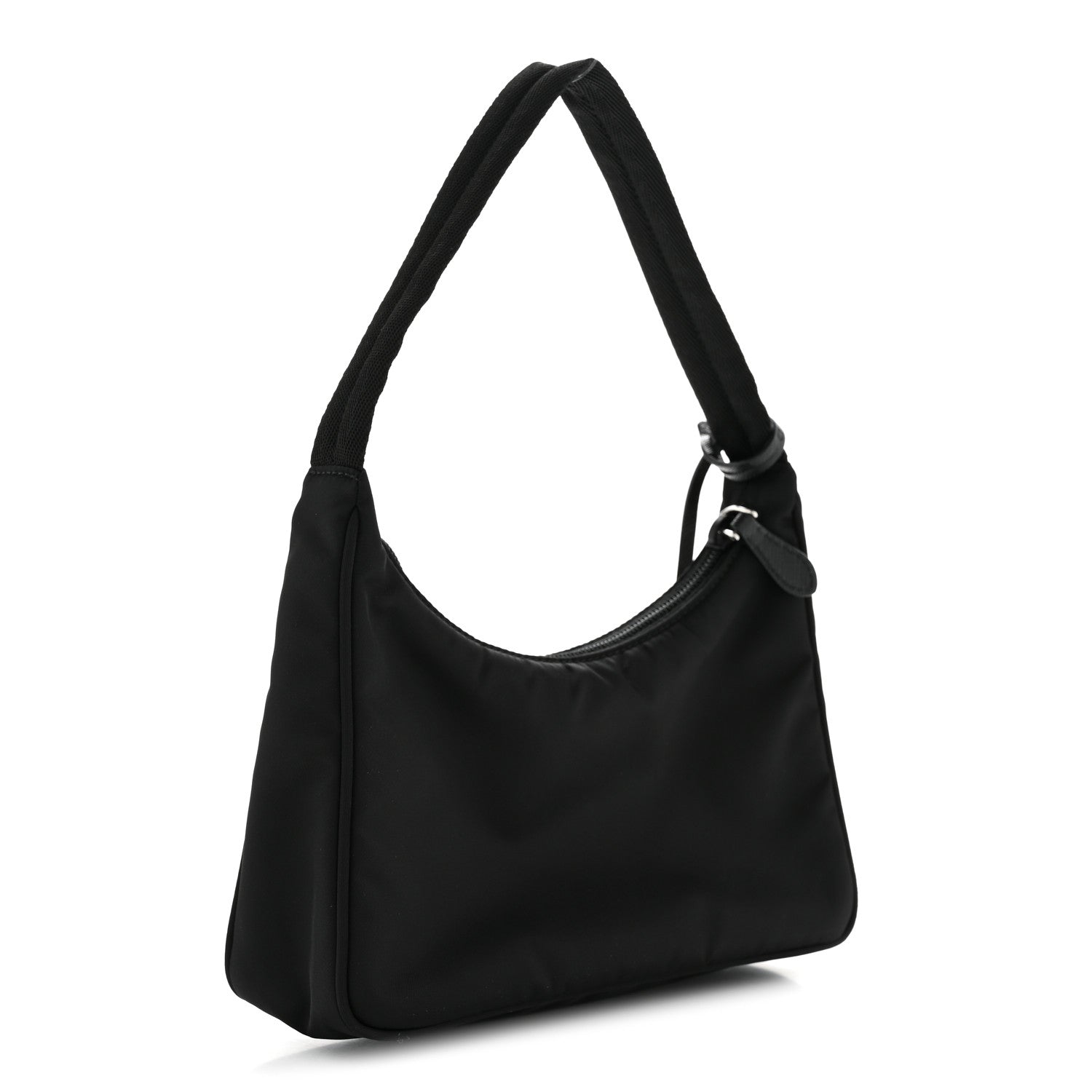 Prada Tessuto Nylon Mini Re-Edition 2000 Bag Black 3 of 12