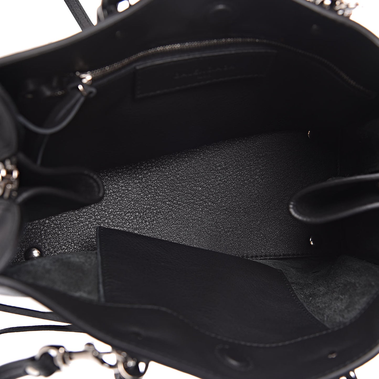 Veau Papier A6 Zip Around Tote Black