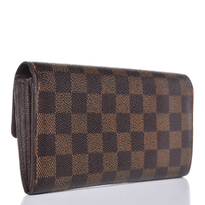 Louis Vuitton Damier Ebene Sarah Wallet 3 of 10