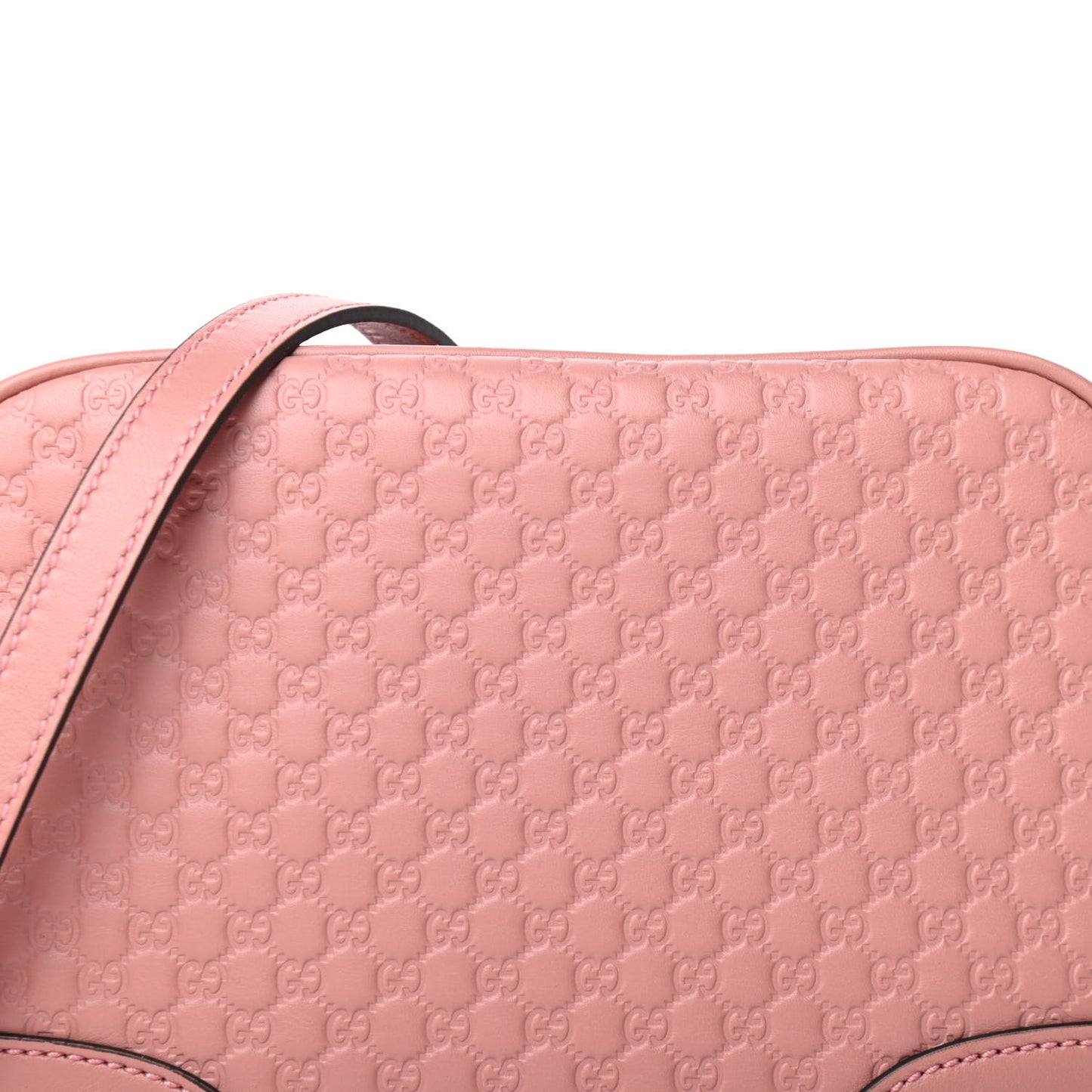 Soft Microguccissima Mini Bree Messenger Bag Soft Pink