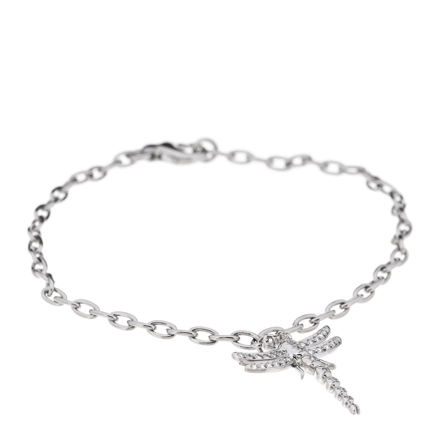 Tiffany Platinum Diamond Dragonfly Bracelet 1 of 3