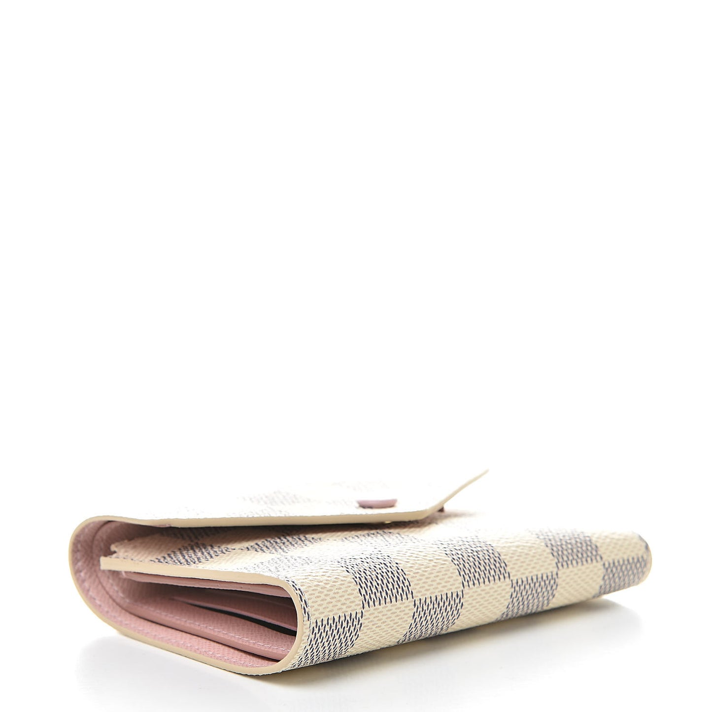 Damier Azur Victorine Wallet Rose Ballerine